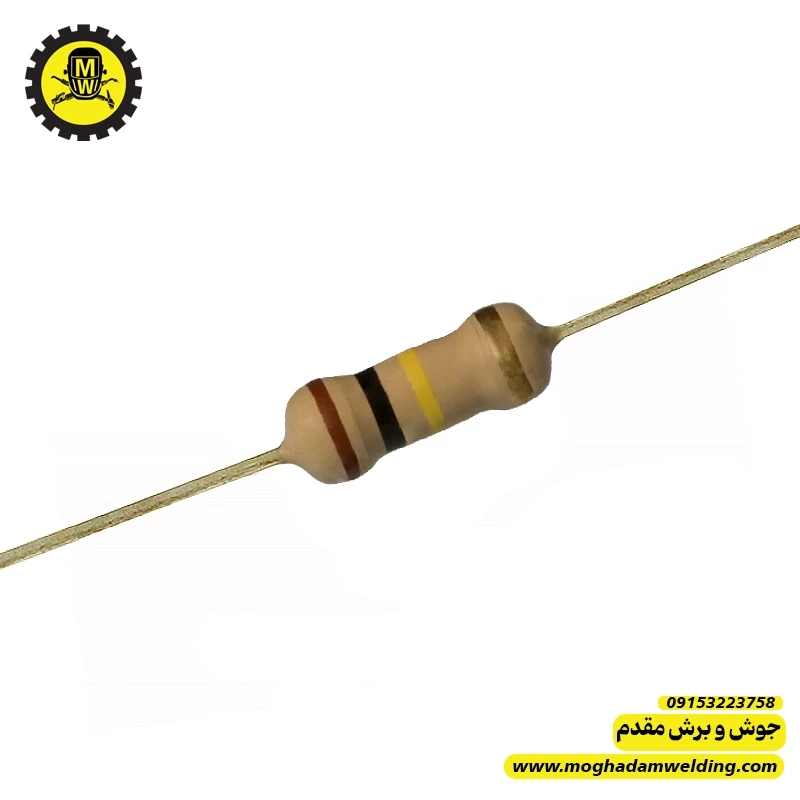 مقاومت کربنی 100 کیلو اهم 1 وات 