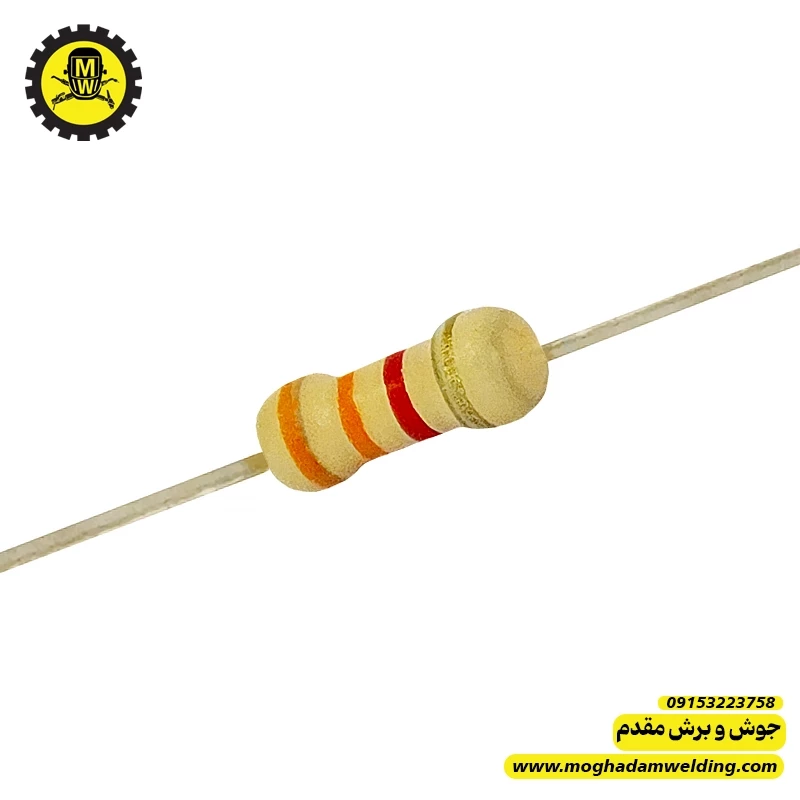 مقاومت کربنی 3.3 کیلو اهم 0.25 وات