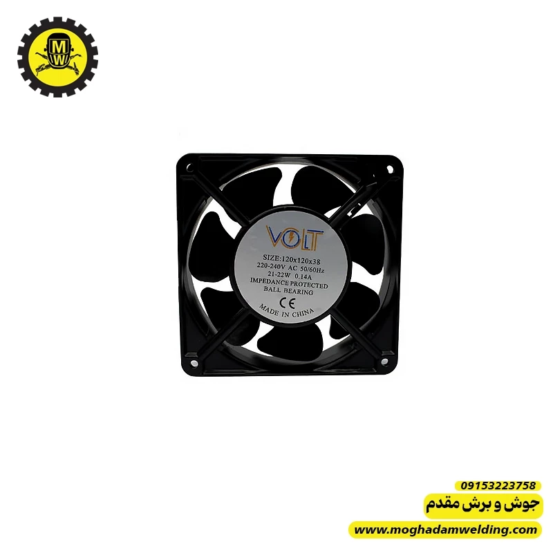 فن 220 ولت 12*12 بلبرینگی 2300 دور