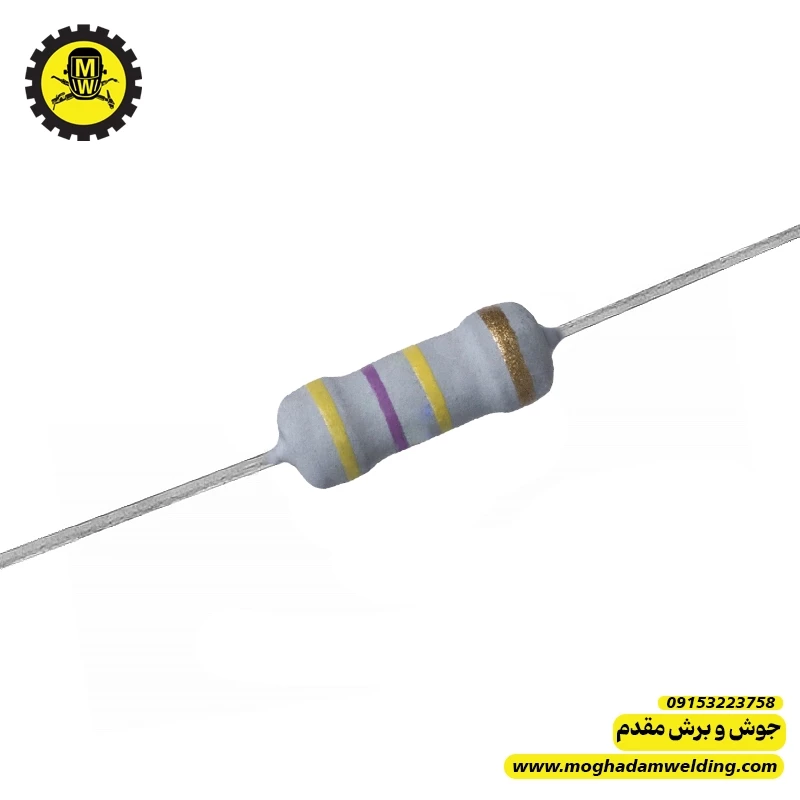 مقاومت کربنی 470 کیلو اهم 2 وات 