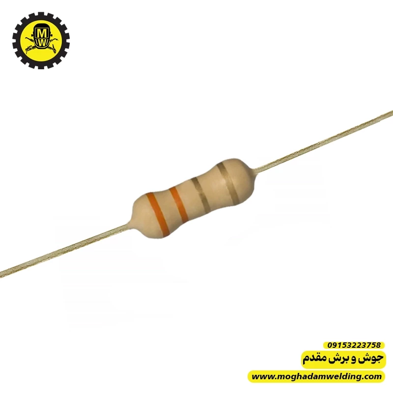 مقاومت کربنی 3.3 اهم 0.25 وات