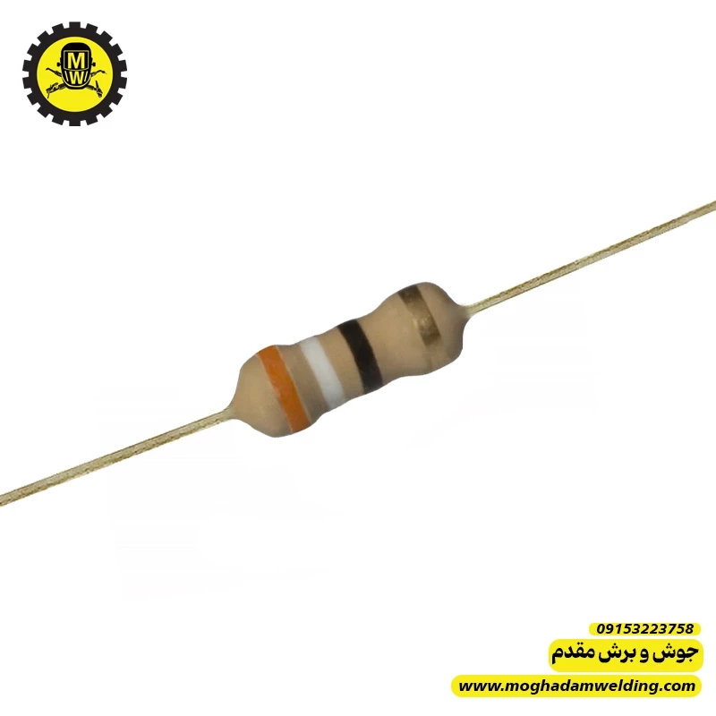 مقاومت کربنی 39 اهم 0.25 وات   
