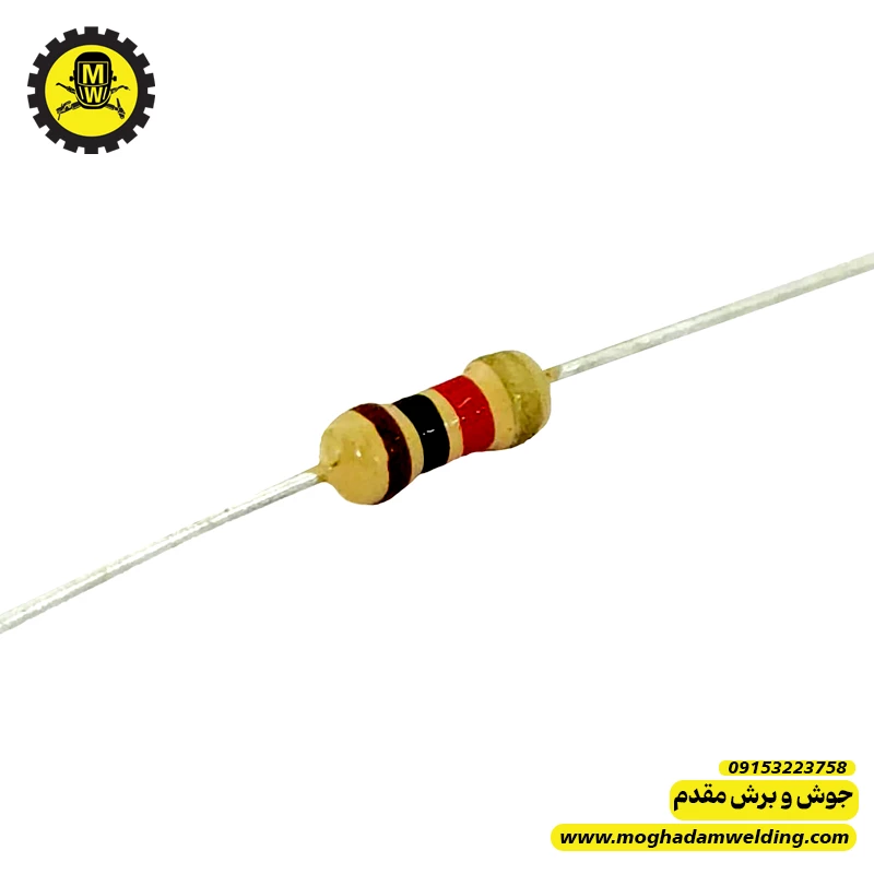 مقاومت کربنی 1 کیلو اهم 0.25 وات