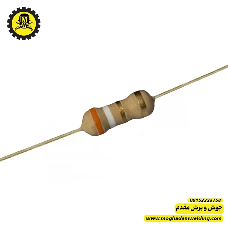 مقاومت کربنی 3.9 اهم 0.25 وات