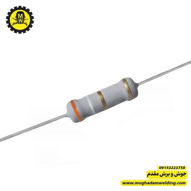 مقاومت کربنی 3.9 اهم 2 وات