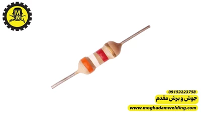 مقاومت کربنی 3.9 کیلو اهم 2 وات 