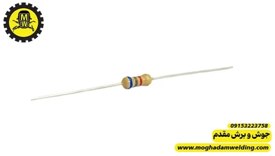 مقاومت کربنی 6.8 کیلو اهم 0.25 وات  
