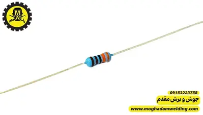 مقاومت 3.3 کیلو اهم 0.25 وات 1 درصد خطا