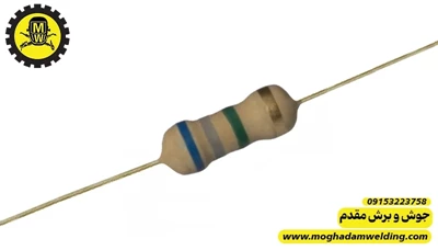 مقاومت کربنی 6.8 مگا اهم 0.25 وات 